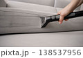 Cleaning a Sofa with a Wet Vacuum 138537956