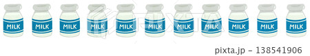 牛乳のライン 138541906