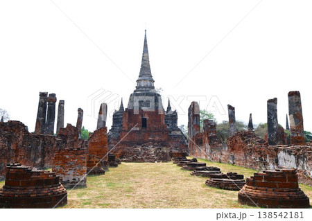 タイ世界遺産アユタヤのワット・プラシー・サンペット7 タイ世界遺産アユタヤのワット・プラシー・サンペット7 138542181