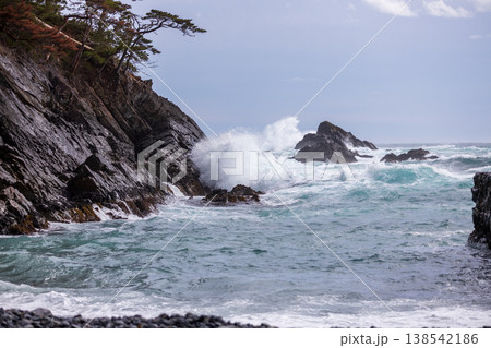 大荒れの海岸 大荒れの海岸 138542186