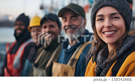 複数の漁師たち 138542668