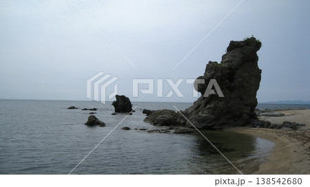 穏やかな夏の日本海 138542680