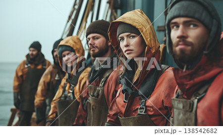 複数の漁師たち 138542682