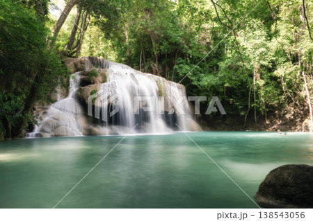 Serene Waterfall Paradise 138543056