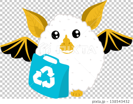 Cute Honduran Bat With Eco Bag Cute Honduran Bat With Eco Bag 138543432