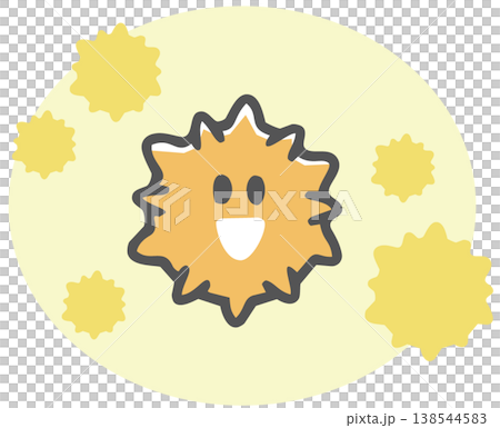 かわいい花粉のイラスト かわいい花粉のイラスト 138544583