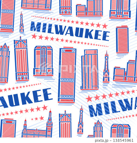 Vector Milwaukee Seamless Pattern 138545961