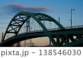 夕暮れの鉄橋 138546030
