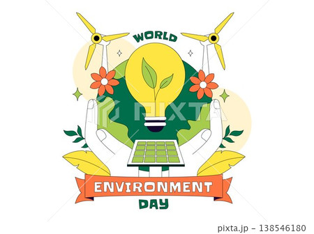 World Environment Day Vector Illustration Featuring Green Trees And Forest Plants For Saving Planet Earth Background Design World Environment Day Vector Illustration Featuring Green Trees And Forest Plants For Saving Planet Earth Background Design 138546180