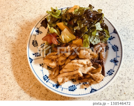 烏賊の炒め物 138546472