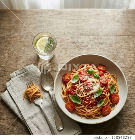 「イタリアンパスタ ランチ おしゃれ カフェ風 138548258