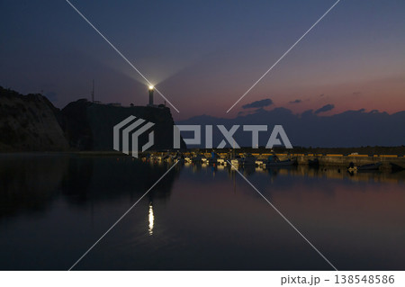 塩屋埼灯台(夜明け前) 塩屋埼灯台(夜明け前) 138548586