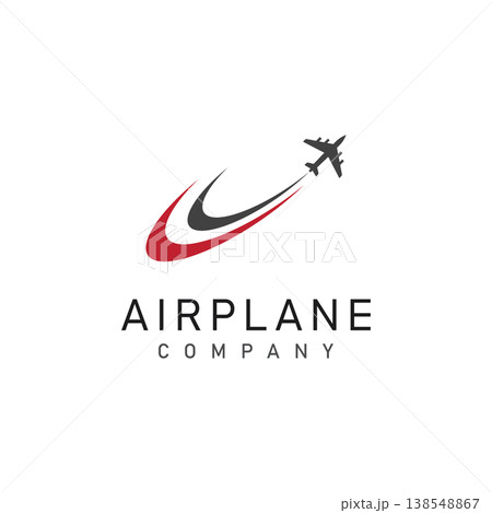 airplane with letter logo and symbol .travel logo vector illustration airplane with letter logo and symbol .travel logo vector illustration 138548867