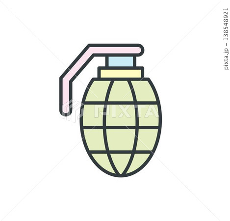 Grenade icon vector design templates 138548921