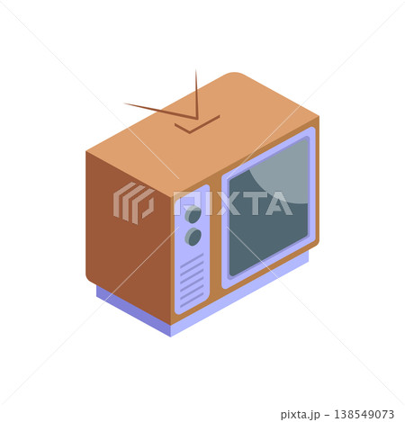 Isometric Television icon vector design element templates simple Isometric Television icon vector design element templates simple 138549073