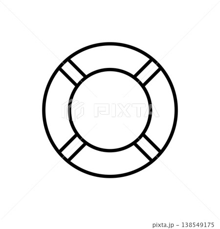 Lifebuoy icon vector design templates simple and modern 138549175