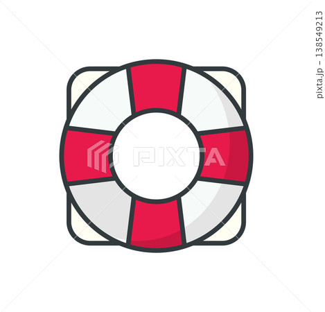 Lifebuoy icon vector design templates simple and modern 138549213