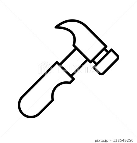 Hammer icon vector design templates simple and modern concept Hammer icon vector design templates simple and modern concept 138549250