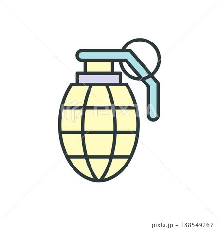 Grenade icon vector design templates Grenade icon vector design templates 138549267