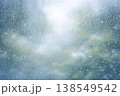 雨粒がついたガラスのシンプル背景素材（コピースペース・梅雨） 138549542