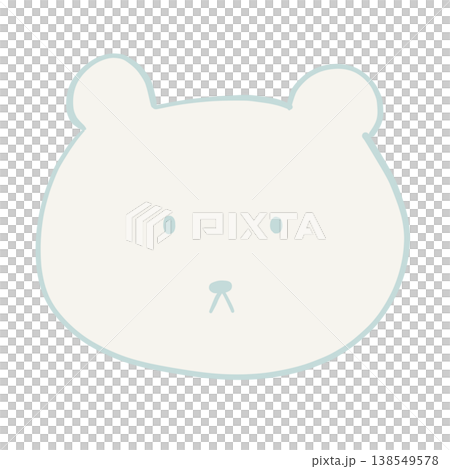Fluffy Marshmallow Bear: A gentle and soothing hand-drawn illustration Fluffy Marshmallow Bear: A gentle and soothing hand-drawn illustration 138549578