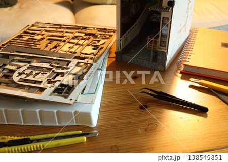 Miniature House Assembly Miniature House Assembly 138549851