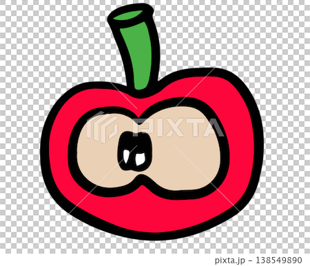 Hand drawn apple cartoon for fruit, vegan, lunch break, office workers, lunch box, cafe, menu, restaurant, recipe, cook book, department store, supermarket, market, mart, healthy snack, park, picnic Hand drawn apple cartoon for fruit, vegan, lunch break, office workers, lunch box, cafe, menu, restaurant, recipe, cook book, department store, supermarket, market, mart, healthy snack, park, picnic 138549890
