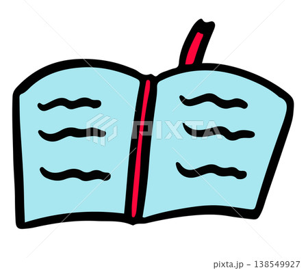 Hand drawn illustration of diary book for back to school, art, painting, sticker, kids and children, leisure time, activity, department store, stationery, drawing, sketching Hand drawn illustration of diary book for back to school, art, painting, sticker, kids and children, leisure time, activity, department store, stationery, drawing, sketching 138549927