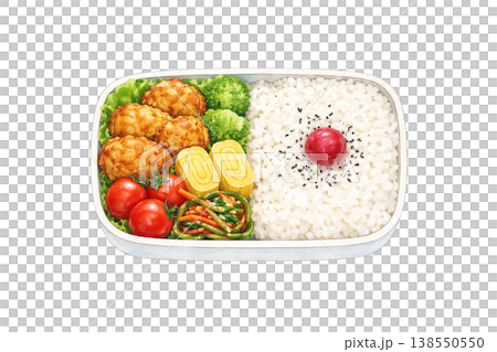 お弁当 水彩イラスト 138550550