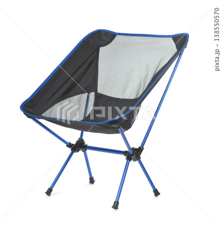 Blue camping folding chair 138550570