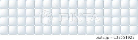 Grey bathroom tile wall background. ceramic kitchen floor, square mosaic 3d pattern 138551925