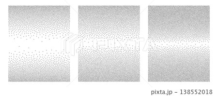 Noise grain gradient background, dot pattern spray effect set 138552018