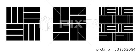 Wood parquet icon, floor tile background Wood parquet icon, floor tile background 138552084