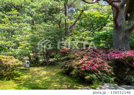 Garden of Seisonkaku Villa in Kenroku-en, Kanazawa, Japan 138552146