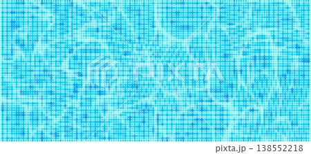 Ocean water halftone pattern, sea wave dot texture Ocean water halftone pattern, sea wave dot texture 138552218
