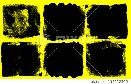 Paint roller ink brush texture background 138552306