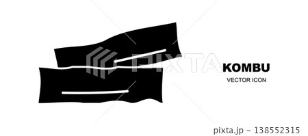 Dry kombu kelp icon 138552315