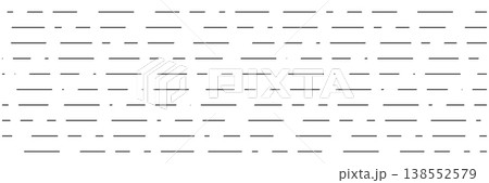 Straight dash line set. Pencil borders design 138552579