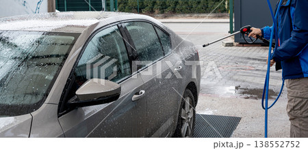 Carwash service, washing car in professional auto service Carwash service, washing car in professional auto service 138552752