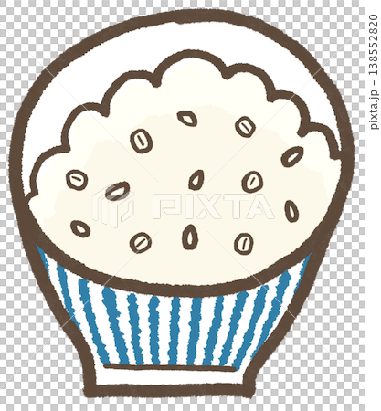 Hand-drawn style sticky barley rice, a simple and cute deformed illustration (Life Series) Hand-drawn style sticky barley rice, a simple and cute deformed illustration (Life Series) 138552820