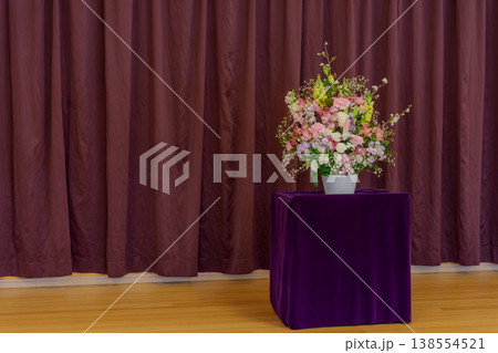 式典の壇上花 式典の壇上花 138554521
