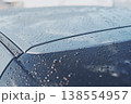 水で濡れた車のクローズアップ 138554957