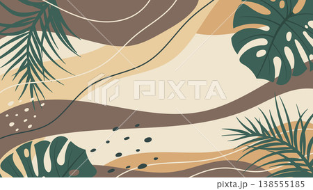 colorful abstract background with plants colorful abstract background with plants 138555185