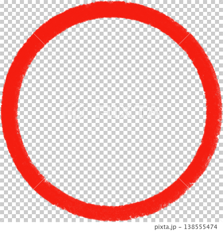 ペイントタッチの丸アイコン 赤丸 ピクセル ペイントタッチの丸アイコン 赤丸 ピクセル 138555474