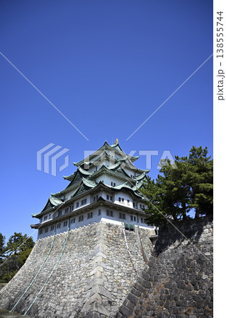 春の名古屋城天守閣(26年3月下旬撮影) 春の名古屋城天守閣(26年3月下旬撮影) 138555744