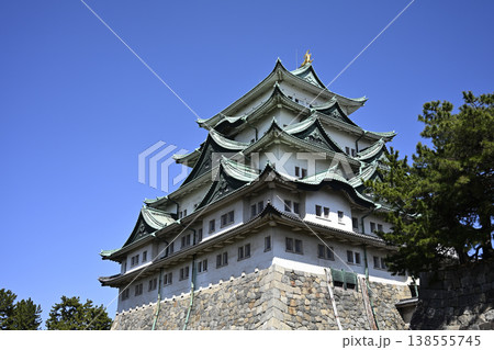 春の名古屋城天守閣（26年3月下旬撮影） 138555745