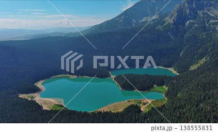 Black Lake in mountain Durmitor park Montenegro Black Lake in mountain Durmitor park Montenegro 138555831