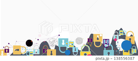 Cybersecurity and information science technology background Cybersecurity and information science technology background 138556387