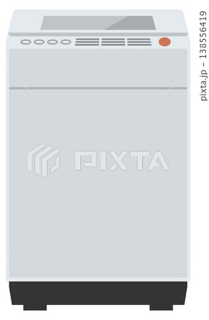 縦型洗濯機のイメージイラスト 138556419