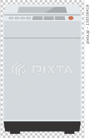 縦型洗濯機のイメージイラスト 138556419